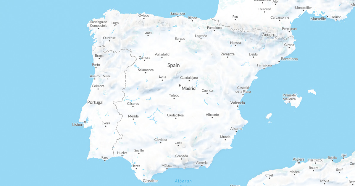 Map of Spain