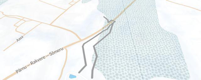 Piste map of the resort Aravete kardi- ja vabaajakeskus