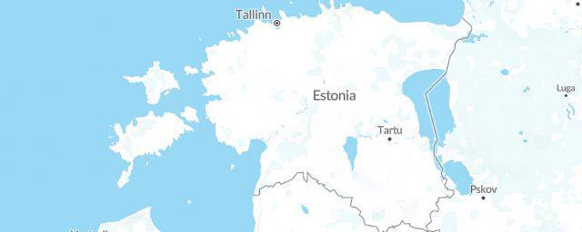 Piste map of the region Estonia