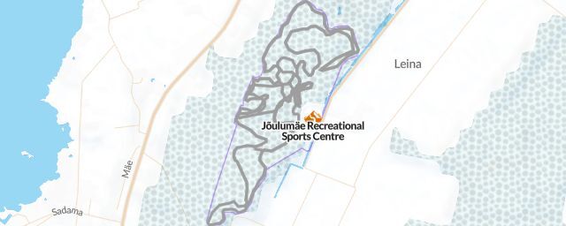 Piste map of the resort Jõulumäe Recreational Sports Centre