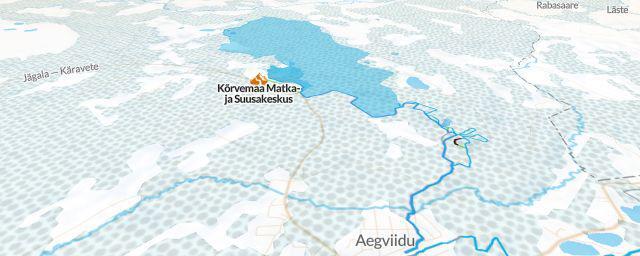 Piste map of the resort Kõrvemaa Matka- ja Suusakeskus