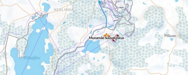 Piste map of the resort Munamäe Suusakeskus