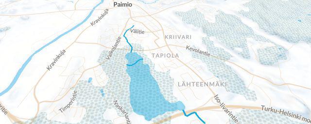 Piste map of the resort Paippi hiihtotunneli