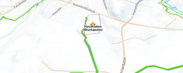 Piste map of the resort Havukosken liikuntapuisto