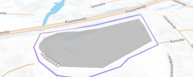 Piste map of the resort Hovinsuon urheilupuisto