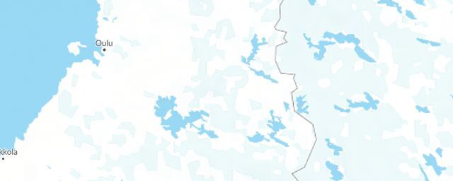 Piste map of the region Kainuu