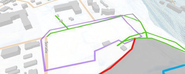 Piste map of the resort Keljonkankaan lähiliikuntapaikka