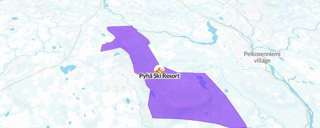 Piste map of the resort Pyhä Ski Resort