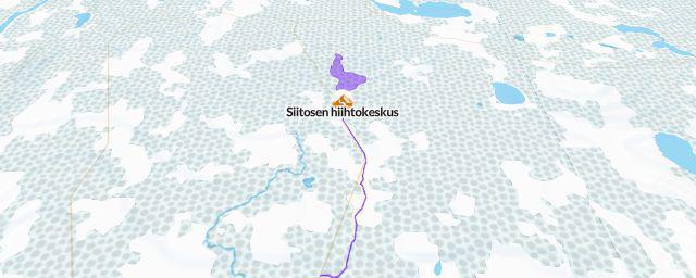 Piste map of the resort Siitosen hiihtokeskus