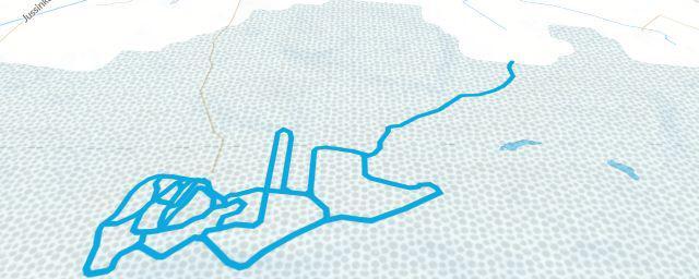 Piste map of the resort Massi