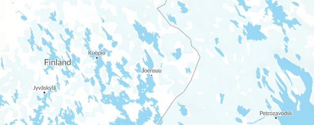 Piste map of the region North Karelia