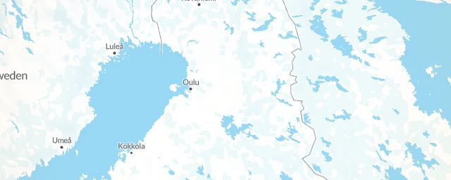 Piste map of the region Northern Ostrobothnia