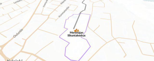 Piste map of the resort Merenojan liikuntakeskus
