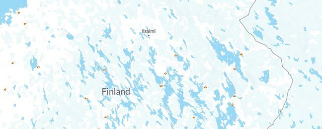 Piste map of the region Northern Savonia