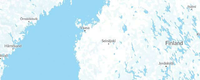 Piste map of the region Ostrobothnia
