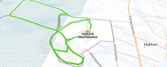 Piste map of the resort Hakkarin liikuntakeskus