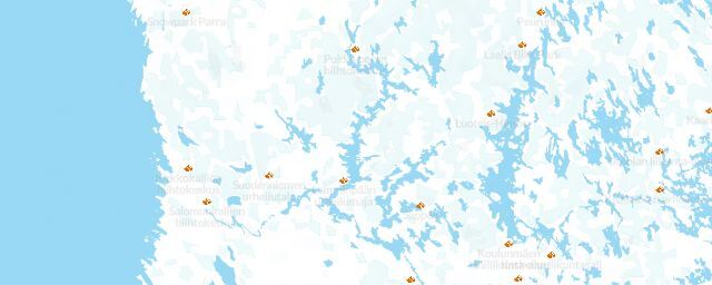Piste map of the region Pirkanmaa