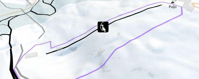 Piste map of the resort Puijon hyppyrimäet