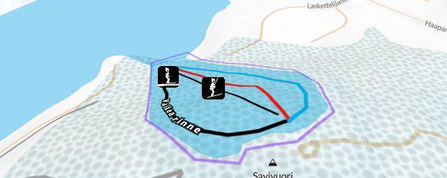 Piste map of the resort Sahis