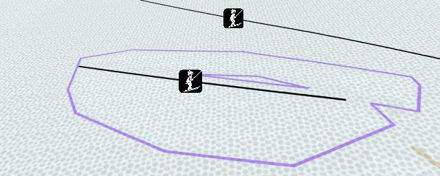 Piste map of the resort Saukkovaaran laskettelukeskus