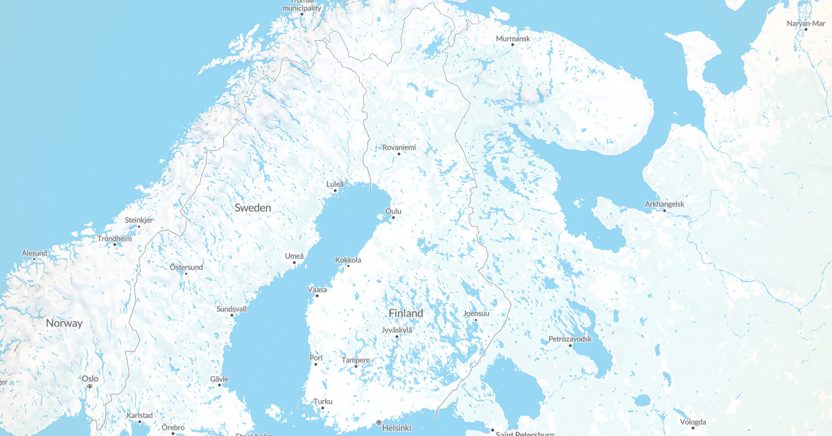 Map of Finland