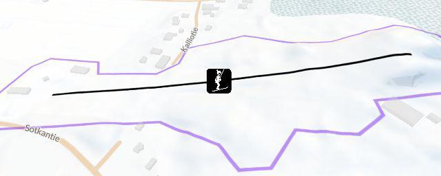 Piste map of the resort Sotkanrinteet