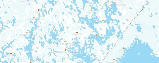 Piste map of the region Southern Savonia