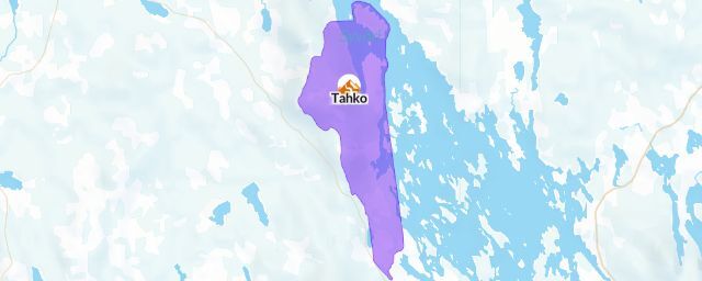 Piste map of the resort Tahko