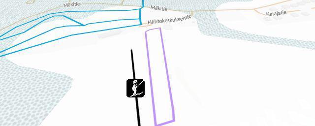 Piste map of the resort Taivalvaaran Hiihtokeskus