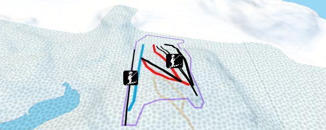 Piste map of the resort Uuperinrinteet