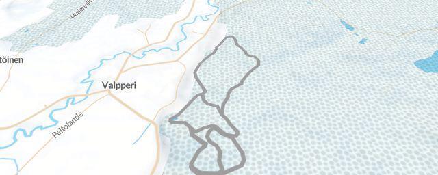 Piste map of the resort Valpperin Hiihtokeskus