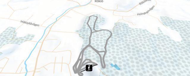 Piste map of the resort Vörå skidcentrum