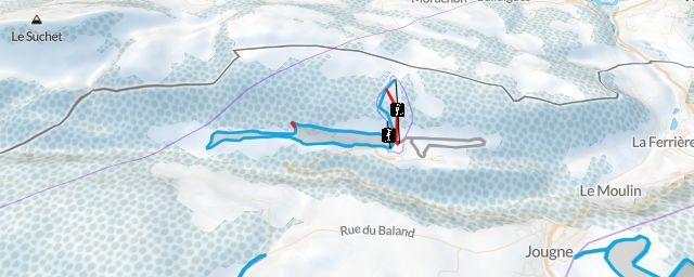 Piste map of the resort Station d'Entre-les-Fourgs