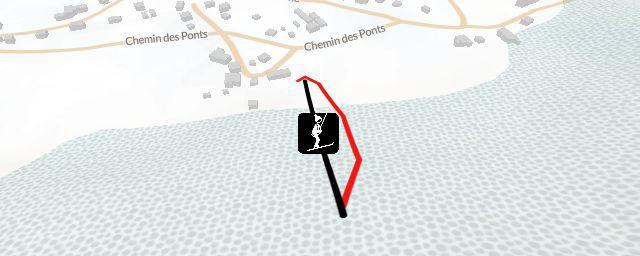 Piste map of the resort Domaine skiable de Rochesson