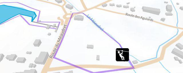 Piste map of the resort Georges Duchêne