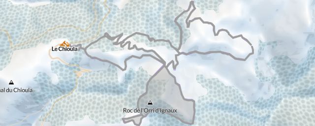 Piste map of the resort Le Chioula