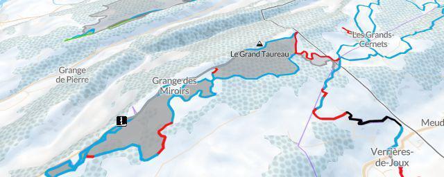 Piste map of the resort Le Larmont