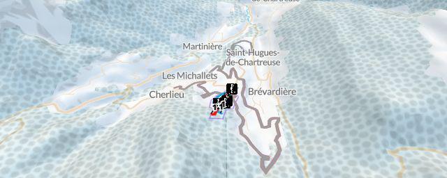 Piste map of the resort Les Egaux - St Hugues