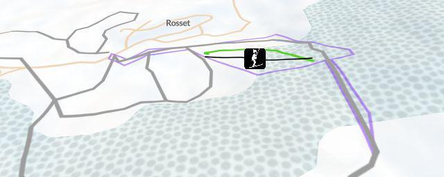 Piste map of the resort Longchaumois Rosset