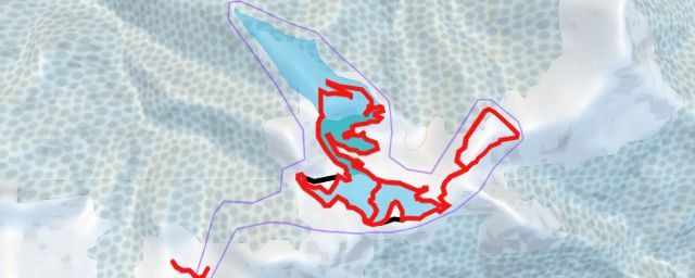 Piste map of the resort Nistos