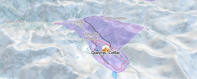 Piste map of the resort Queyras - Ceillac