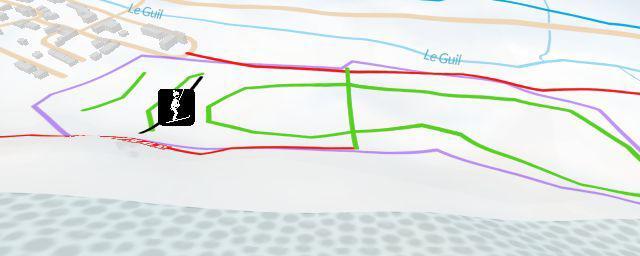 Piste map of the resort Ristolas en Queyras