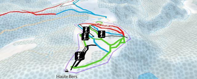 Piste map of the resort Rouge Gazon