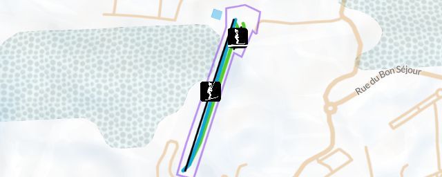 Piste map of the resort SnowWorld d'Amnéville