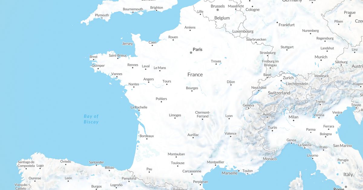 Map of France