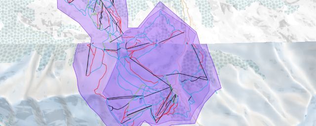 Piste map of the resort Vars