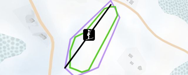 Piste map of the resort Le Frenz