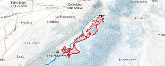 Piste map of the resort La Croisette