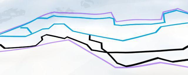 Piste map of the resort La Contienda