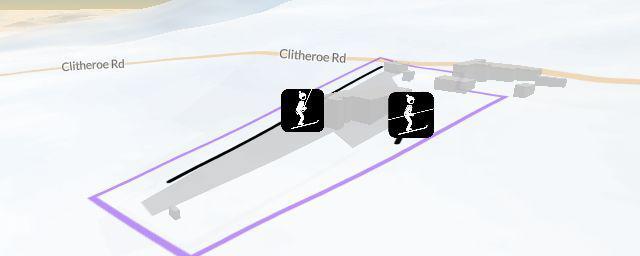 Piste map of the resort Pendle Ski Centre